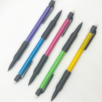 China Maxwri Plastic Plastic Mechanical Pencil with Eraser Top Propulsion Pencil with Soft Grip Customized for School Student for sale