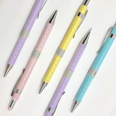 China Metal Plastic Clip Maxwri Mechanical Pencils 0.5mm Retractable Propulsion Pencil Customizable Colors Lapiceros 0.7mm For Office for sale