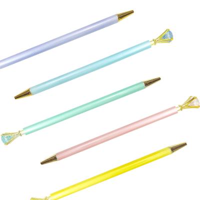 China Maxwri Hot Selling Plastic Promotional 0.5mm Mechanical Pencil With Diamond Bling Propelling Plastic Pencil 0.7mm Lapiceros For School Kids for sale