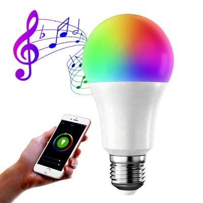 China Amazon Alexa Google Home IFTT RGB Smart Wifi Wireless Control 9W 806lm Smart Led Bulb Body Bright Led Lamp Bulb skd for sale