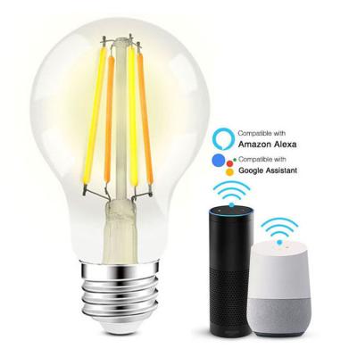 China Amazon Alexa Google Home IFTT Popular Amazon Wifi Led Bulb 7w TDC Smart Led Bulbs Alexa And Google Filament Bulb Led for sale