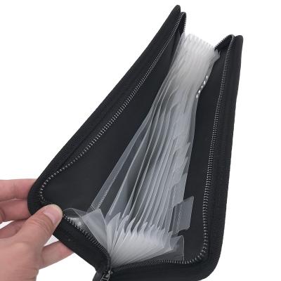 China 12 Pocket/24 ​​Pocket Document Folder A4 Expandable Fire Retardant Black 12 Pouch Bag Collection Bag Document Bag Legal Documents Bag Transparent for sale