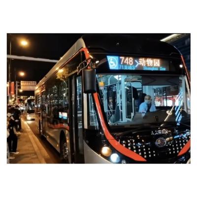 China P5Customized Outdoor Electronic Street Sign Wireless Transmission Smart Bus LED Body Display for sale