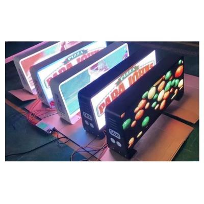 China outdoor taxi top led display led outdoor waterproof double sided advertising screen for sale