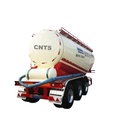 China Truck Trailer China All New 3 Axle Bulk Cement Tanker Powder Carrier Dry Fly Ash Cement Bulker Tank Semi Trailer Truck For Sale for sale