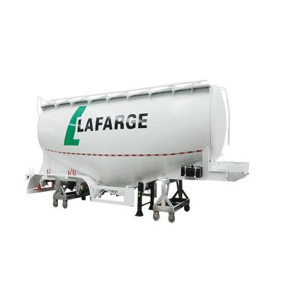 China Cnts 45cbm 2 axles 3 axle 4 axle truck trailer cement semi trailer tank truck trailer transport cement fly ash for sale