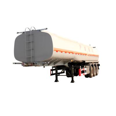 China Truck trailer factory price 40000 50000 liters 60000 liters aluminum alloy tank truck gasoline and oil semi trailer for sale