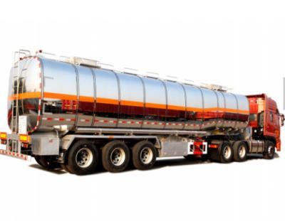 China Factory 3 axle 40000 45000 50000 liter fuel tanker transporter trailer oil tank truck (gasoline) tank trailer for sale for sale