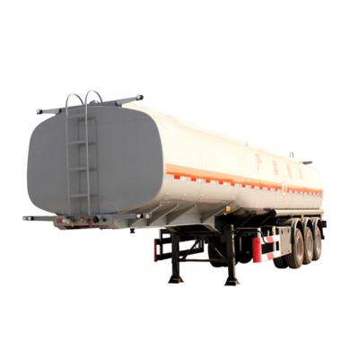 China Heavy Duty Axle Rear Oils Tank Truck Double Truck Trailer Fuel Tanker Trailer For Sale for sale