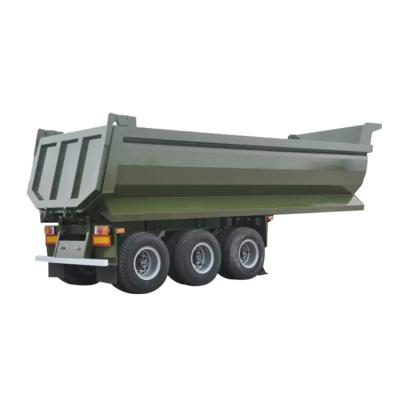 China Truck Trailer Dump Trailer 3 Axles 40 Cubic Meter Hydraulic Rear Tipper Semi Truck Tipping Trailer For Sale for sale