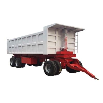 China China Factory Price 3 Axle End Rear Tipper Trailer Dump Trailer High Quality Semi Truck Trailer Dump Trailer For Sale for sale