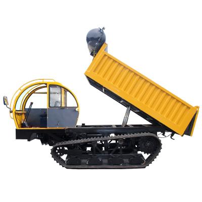 China Good Quality 5t 6t 8t Agricultural Dumper Trailer Crawler Hydraulic Mini Dumper < 4L for sale