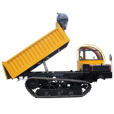 China Hotels Mini Agriculture Vehicle Crawler Dumper Hydraulic Farm Dumper Truck For Trailer for sale