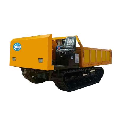 China Hotels Carrier Engineering Mini Rubber Tracks Crawler Transporter Small Dump Truck for sale