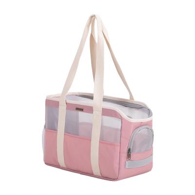 China Sustainable Portable New Design Premium Small Dog Cat Foldable Travel Pet Carrier Bag for sale