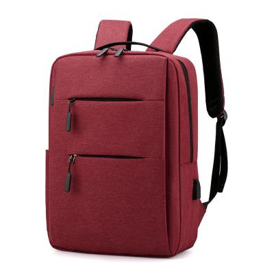 China With USB Wholesale Custom Logo Waterproof Anti-Theft Soft Business School Large Capacity Computer Laptop Backpack For Women Men for sale