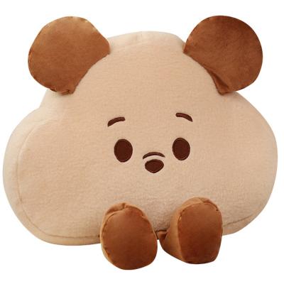 China Custom Plush Kids Soft Plush Pillow Animal Plushies Toy Kawaiii Plush Birthday Bear Sleeping Dog Head Nap Kawaiii Pillow Cute Panda for sale