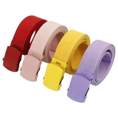 China IRON 2021 New Type Polyester Cotton Canvas Seat Belt Belt for sale