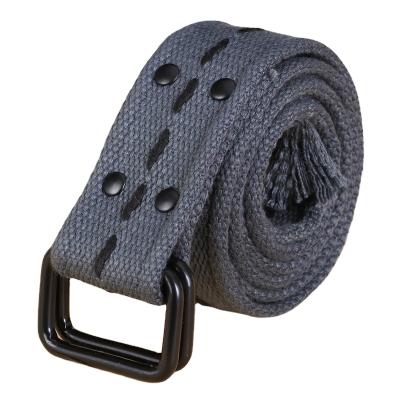 China Webbing belt 100% polyester cotton color belt casual fashion use men's and women's universal canvas belt for sale