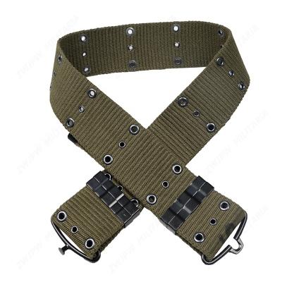 China IRON 5.5cm Wide Military Green Tactical Outdoor Nylon Belt for sale