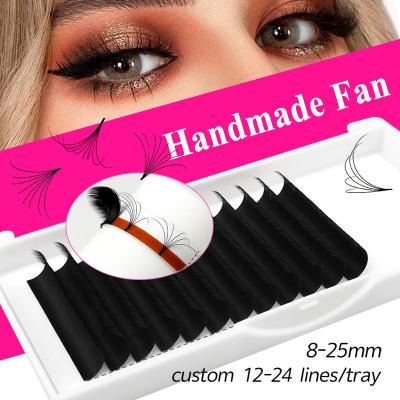 China 100% Abonnie Matte Black 0.03 0.05 0.07 Russian Volume Lash Tray Black Eyelash Extensions Trays Private Label Eyelash Extensions for sale