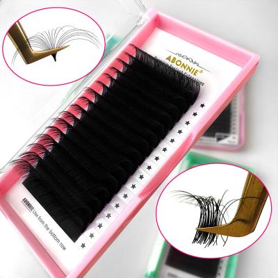 China 3D Abonnie 0.05 0.07cc Dual Density 8-25mm Eyelash Extension Wick Trays Wick Wholesale Supplies for sale