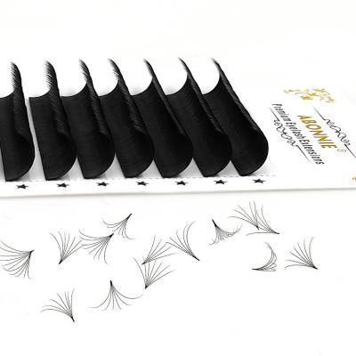 China Softer Abonnie Eyelash Extension C D 8-25mm 0.03 0.05 0.07 volome pbt fuber private label fan easy bloom eyelash extensions for sale