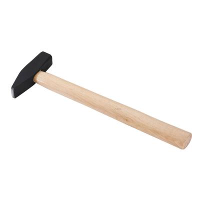 China Black Finish Head 800g Locksmiths Platypus Machinist Wooden Hammer With Wooden Handle for sale