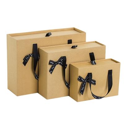 China Recyclable Cheap Luxury Printed Craft Cardboard Slipping Gift Box for sale