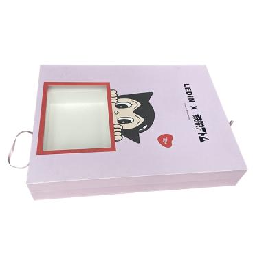 China New Arrival Recyclable Custom Printed Logo Gift Box Baby Cardboard Gift Box Kids Gift Boxes With Clear Lids for sale