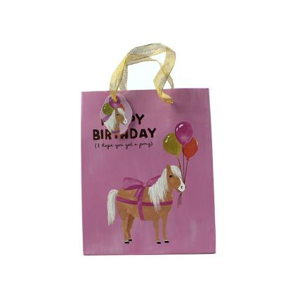 China Recyclable Chinese Reusable Gift Bag Manufacturers Wholesale Price Paper Bags Animal Birthday Party Favor Bags for sale