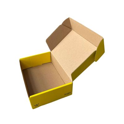 China Custom Logo Cardboard Shipping Mailer Box Recyclable Recycled Corrugated Box Shoes Packaging Box for sale