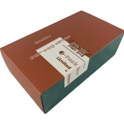 China Recyclable High Quality Custom Design Drawer Type Cardboard Paper Packaging Gift Boxes For Socks for sale