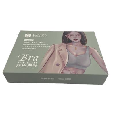 China Recycled Materials Wholesale Custom Printed Logo Paper Cardboard Box Drawer Paper Box Underwear Packaging Box for sale