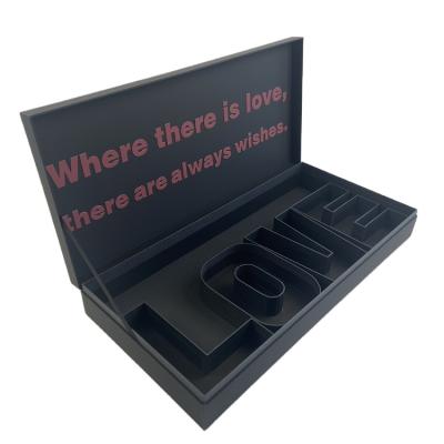 China Hot Selling Custom Recyclable Valentine's Day Gift Boxes Flower Soap Gift Box Gift Box Logo I Love You for sale