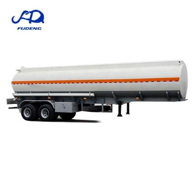 China 33000liters 3 compartments fueltank 2 axles 3 axles petrol and oil tanker trailer customized truck trailer in Nigeria for sale