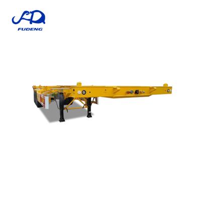 China Hot Sale 3 Axles Truck Trailer 40 Ft Semi Trailer Container Skeleton Chassis for sale