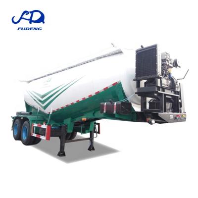 China Low price dual axles 20cubic 25cbm cement bulker 25tons cement powder tank carrier dry trailer truck semi trailers for sale