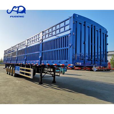 China China Truck Trailer Stake Semi Trailer 4 Axles 80 Ton Fence Cargo 3 Axles 60t Truck Trailer For Sale for sale