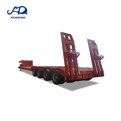 China Truck Trailer Excavator Bulldozer Loader Haul 3 Lines 6 Axles 100 Ton Multi Axle Trailer for sale