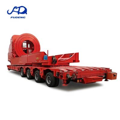 China High Quality Line 4 8 Axles Wind Turbine Blade Transport Truck Trailer Trailer For Mountain Road Condition for sale