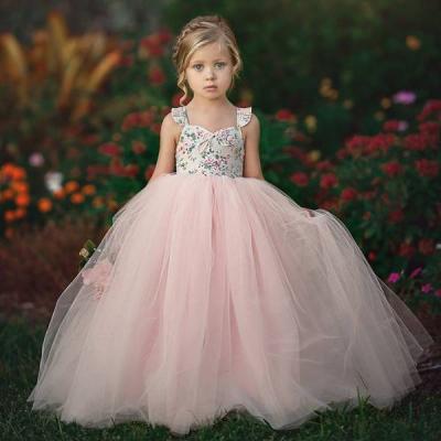 China One-Shoulder Pageant Flower Girl Dress Kids Love Formal Wedding Flower Girl Dress Gowns for sale