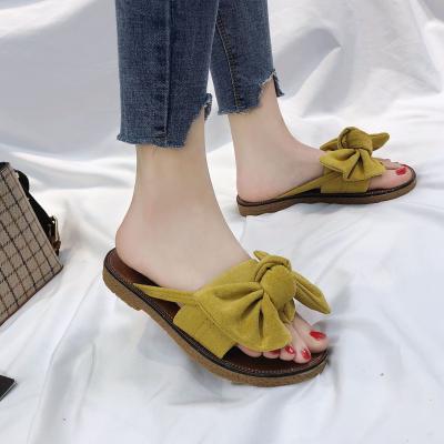 China Women Summer Flat Sandals Flip Flops Clip Toe Shoes Flat Sheer Color Slippers for sale