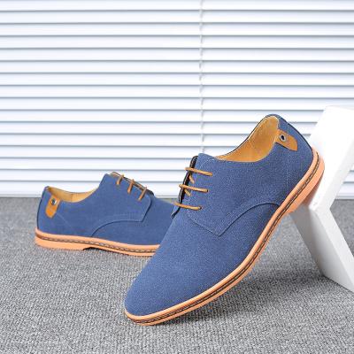 China Fashion Trend Men's Casual Shoes Frosted Big Men's Shoes Business Stylish Shoes for sale