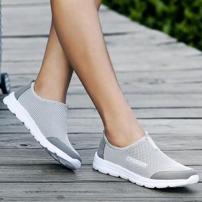 China Men's Breathable Sneakers Shoes Mesh Slip On Breathable Casual Shoes for sale