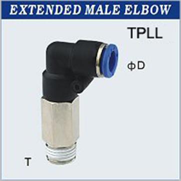 China One Touch Male Elbow Fittings for sale