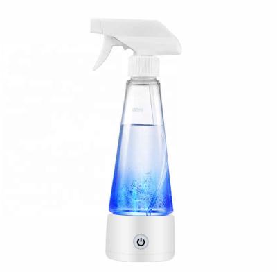 China Car 300ml Food Grade Sodium Hypochlorite Disinfection Plastic Electrolytic Generator Automatic Disinfection Water Spray Bottle for sale