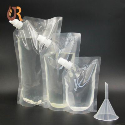 China Plastic Packaging Bag Water Moisture Proof Liquid Packaging Pouch With Spout for sale