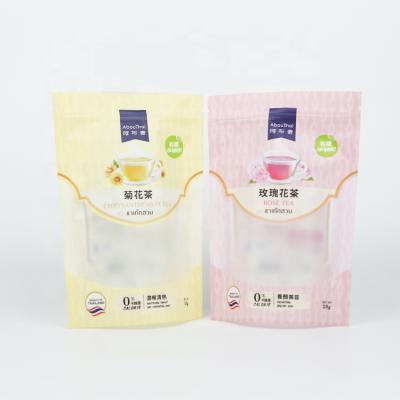 China Moisture proof tea bag, plastic packaging stand up bag with zipper, doypack, food packaging pouch for sale