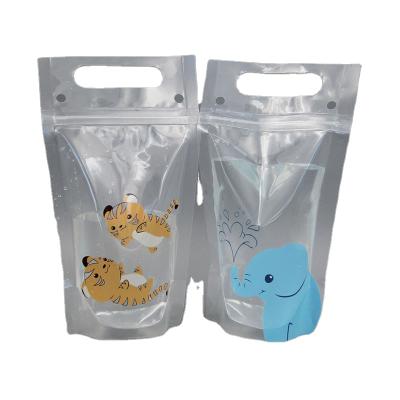 China Plastic Beverage Pouch Moisture Proof Bag/Stand Up Gusset Drinking Water Bag/Zip Lock Food Water Bag for sale